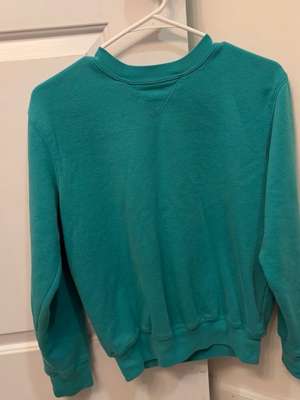 Women's Teal Crewneck Sweatshirt - Relaxed Fit